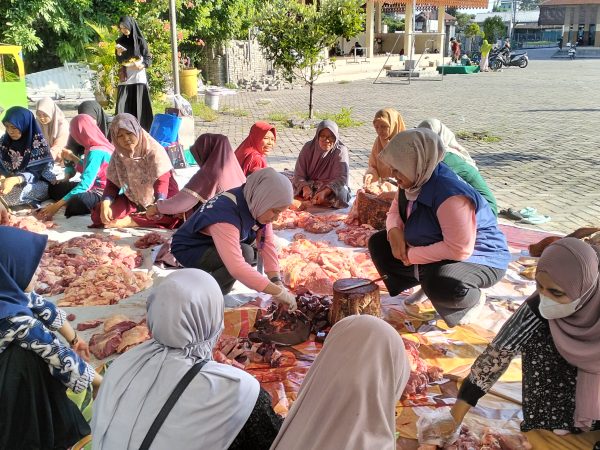 MI Murni Sunan Drajat Lamongan Gelar Penyembelihan Hewan Kurban Idul Adha 1446 H