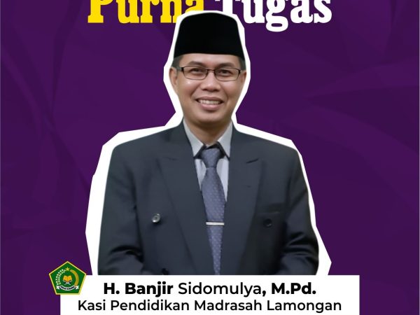 MI Ma’arif NU Sunan Drajat Lamongan Sampaikan Ucapan Purna Tugas kepada H. Banjir Sidomulyo, M.Pd.