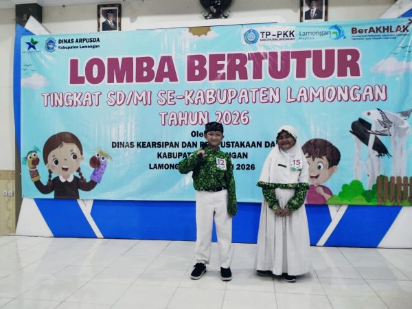 🏆 Dua Siswa MI Ma’arif NU Sunan Drajat Lamongan Masuk 15 Besar Lomba Bertutur Tingkat Kabupaten Lamongan 2026