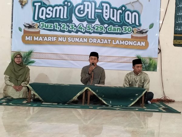 137 Siswa Kelas 6 MI Ma’arif NU Sunan Drajat Lamongan Ikuti Tasmi’ Al-Qur’an dengan Penuh Khidmat 📖✨