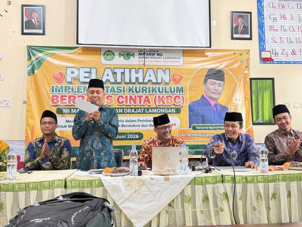 MI Ma'arif NU Sunan Drajat Lamongan Gelar Pelatihan Implementasi Kurikulum Berbasis Cinta (KBC), Wujudkan Pembelajaran Bermakna dan Berkarakter