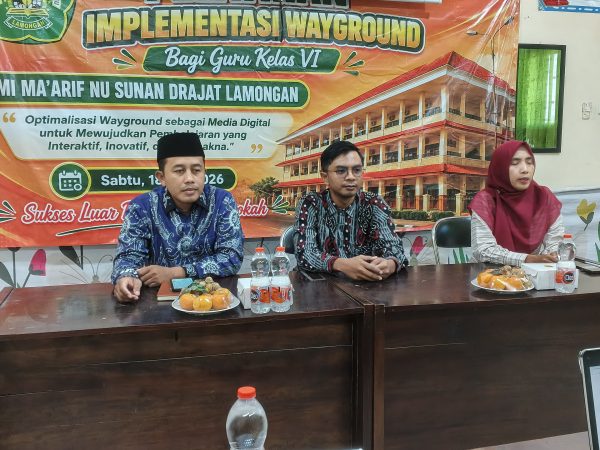 MI Ma'arif NU Sunan Drajat Lamongan Tingkatkan Kompetensi Guru melalui Pelatihan Implementasi Wayground